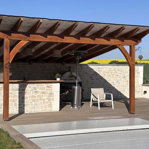 Carport abris lorraine charpente 2