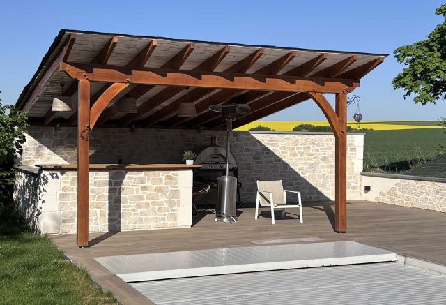 Carport abris lorraine charpente 2