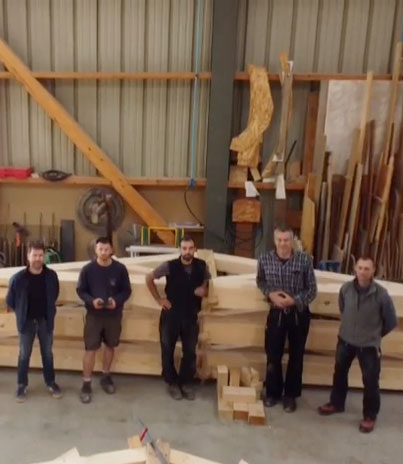 Equipe cbbh charpente bois extension