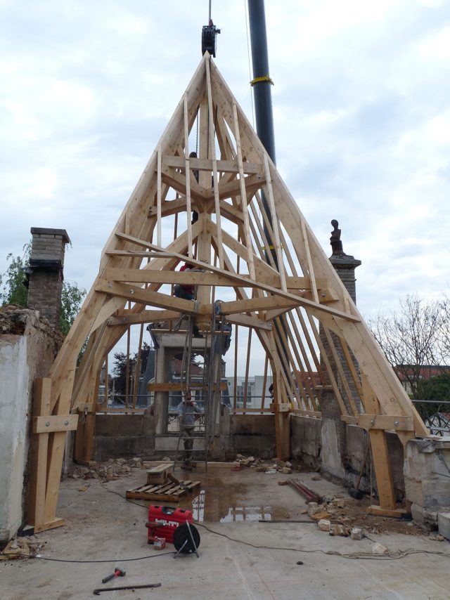 Pose charpente nancy